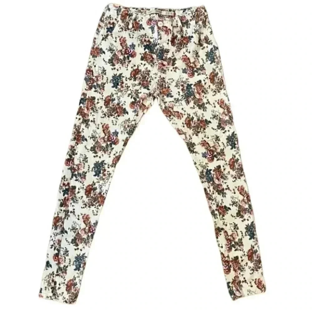 Zara Premium Quality Floral Skinny Jeans